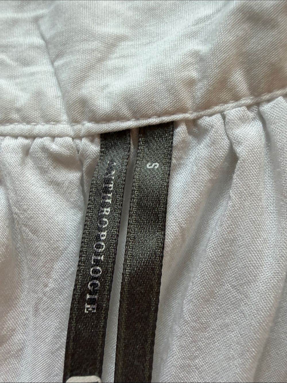 Sold/ not available NEW By Anthropologie Sleeveless Poplin Mini Dress SIZE S - Picture 6 of 8